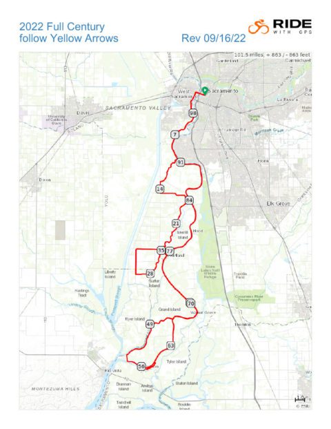 The Ride - Sacramento Century Challenge